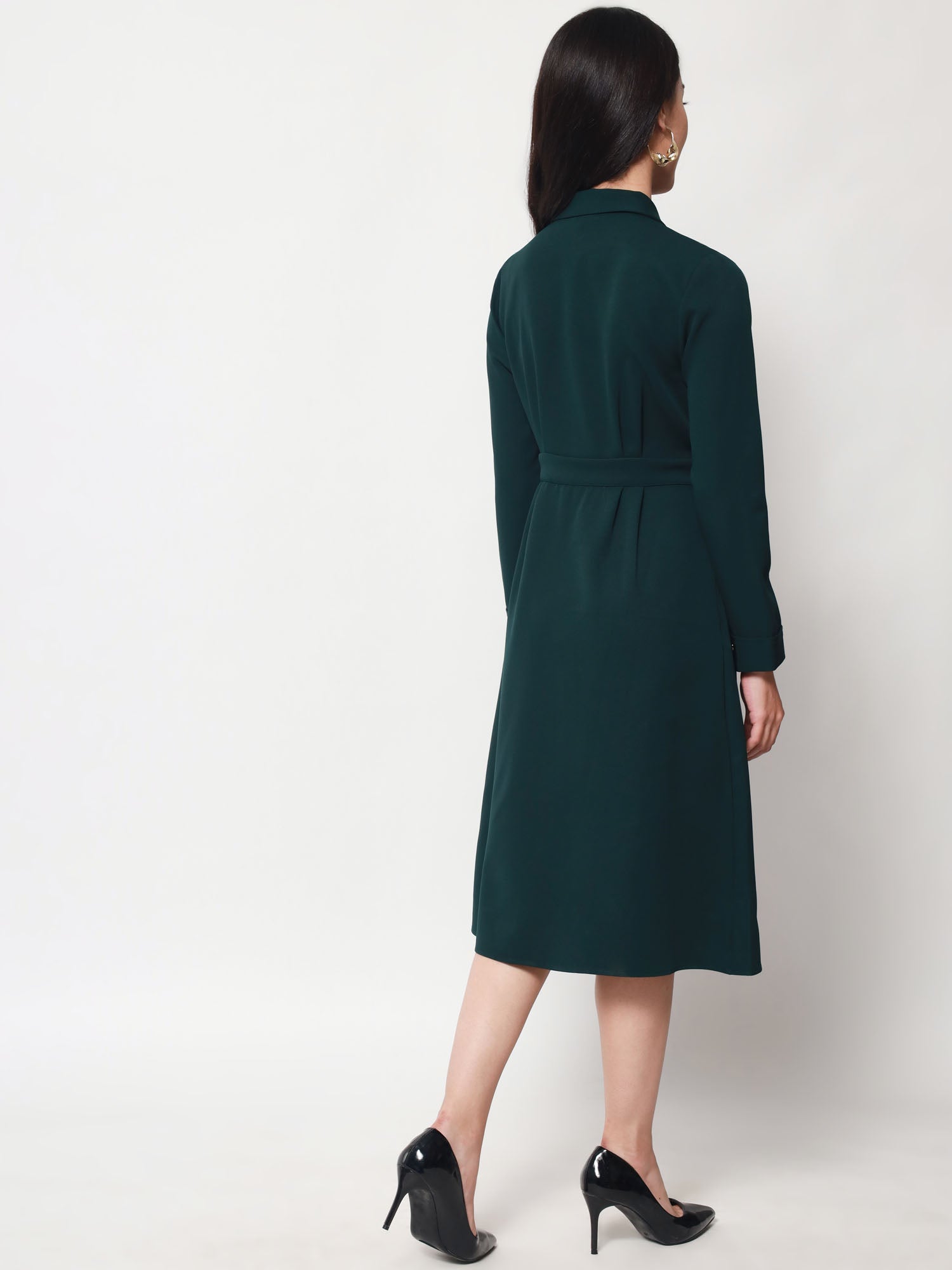 Fitted Lapel Collar Sophistication of Formal Blazer Dress Beatnik India