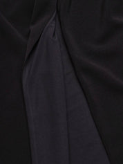 Beatnik Wrap Midi Solid Womens Dresses Beatnik India