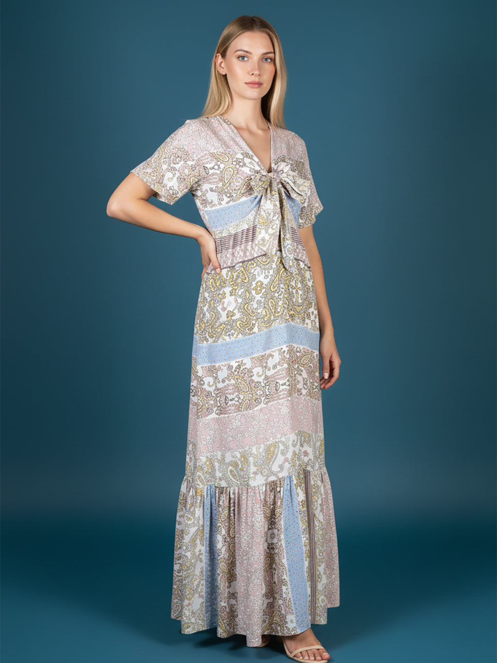 Beatnik Printed Casual Wear Half Sleeve Sheath/Fit n Flare Dresses
