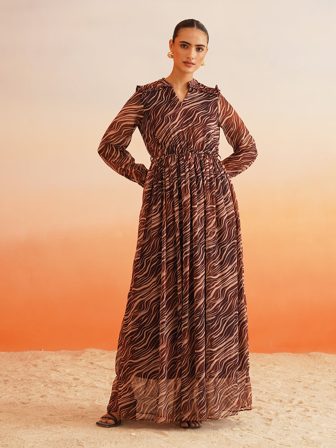 Peasant Dresses Maxi Printed Womens Dresses Beatnik India