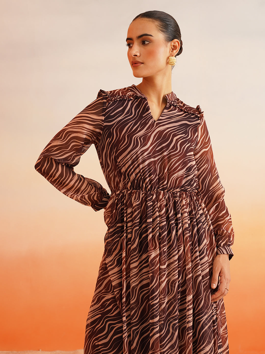 Peasant Dresses Maxi Printed Womens Dresses Beatnik India