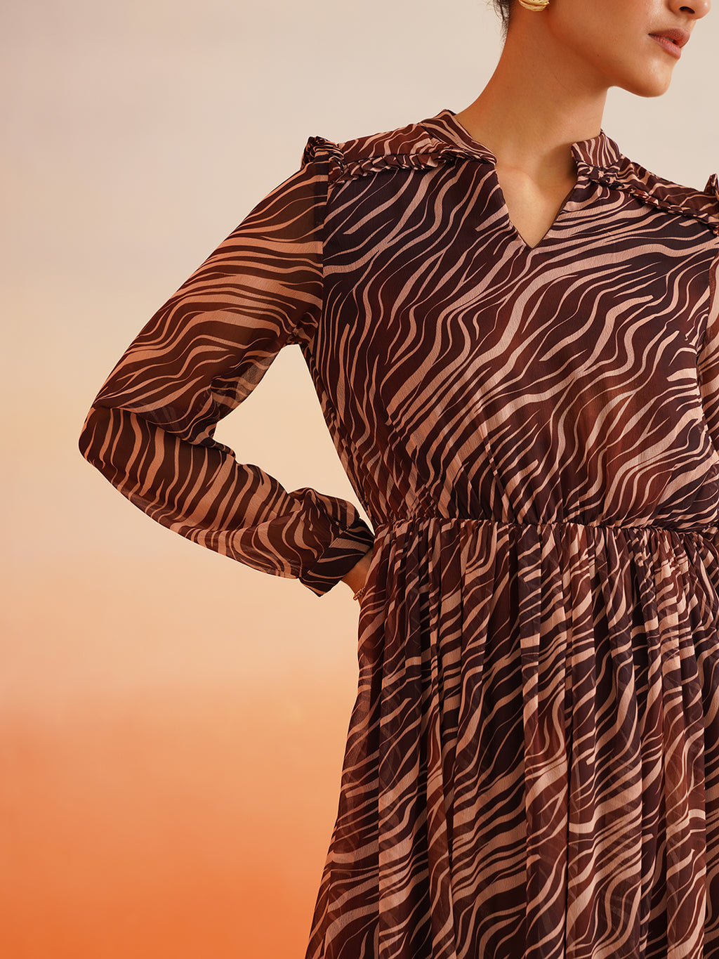 Peasant Dresses Maxi Printed Womens Dresses Beatnik India