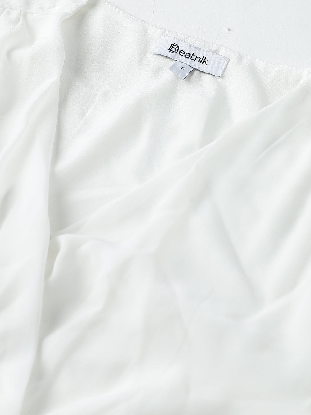 Beatnik V-neck Bishop Sleeves Dres Beatnik India