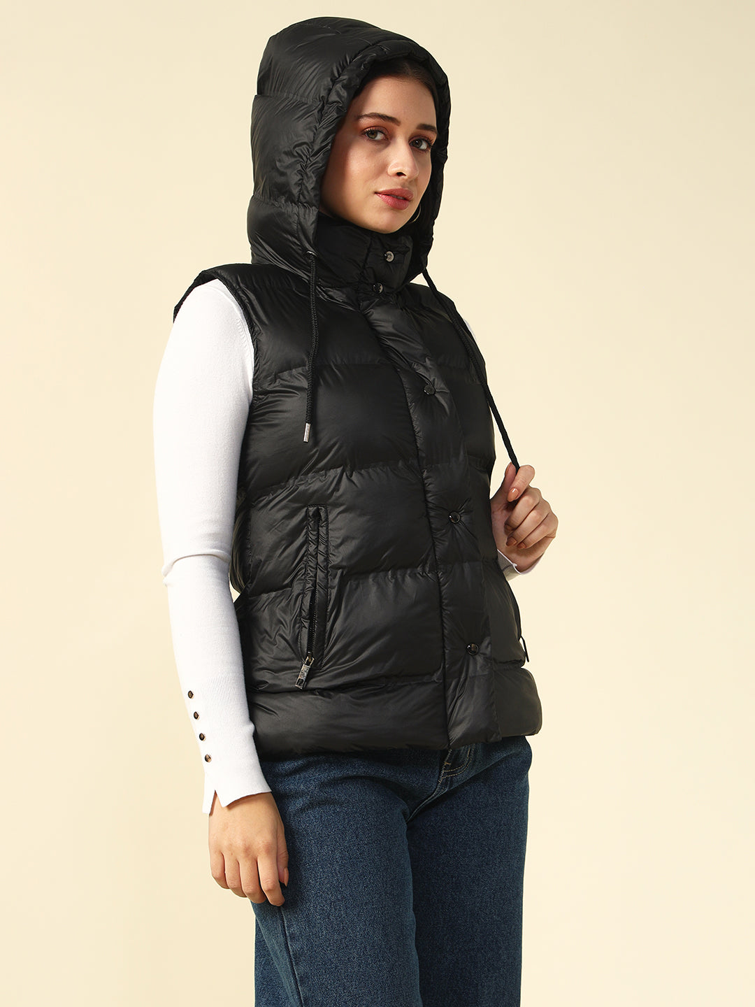Puffer Black Womens Jackets