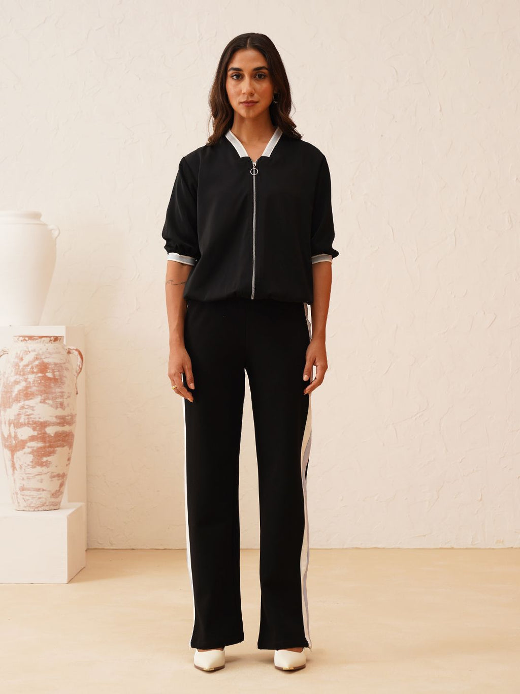 Beatnik Black Bomber Womens Jackets Beatnik