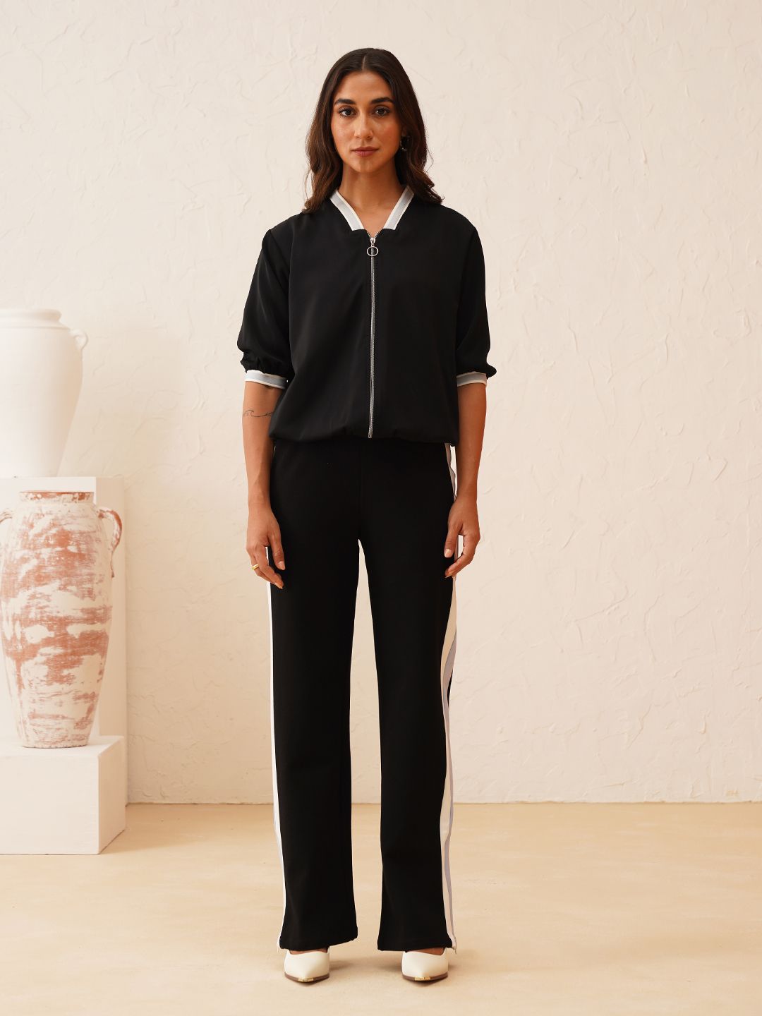 Beatnik Black Bomber Womens Jackets Beatnik