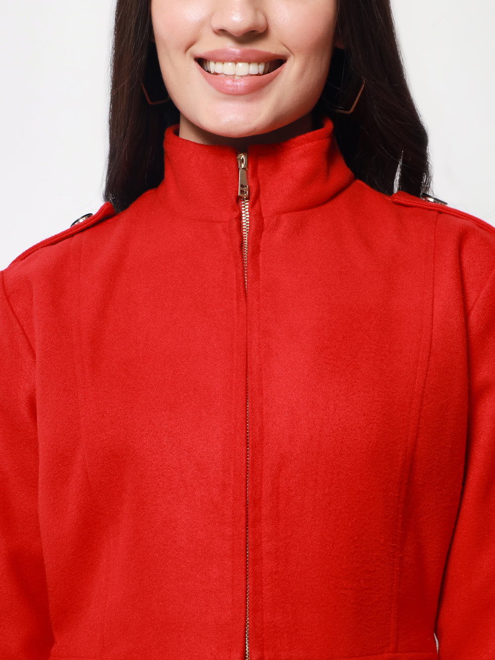 Beatnik Party Wear Stand Collar Full Cuffed Sleeves Front Open Jacket Beatnik India