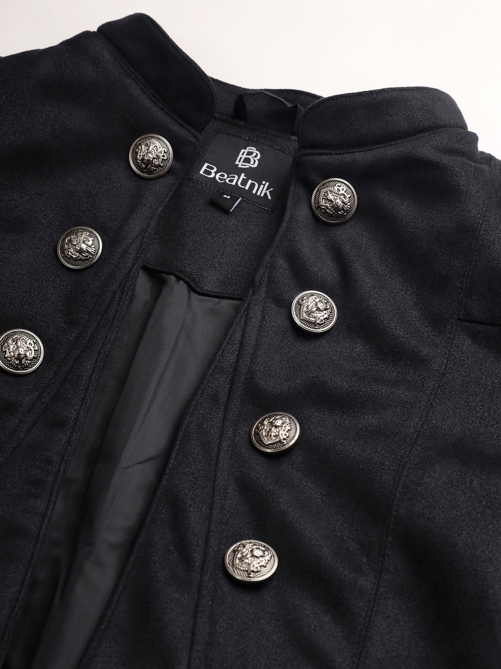 Beatnik Black Front Open Womens Jackets Beatnik India