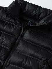 Beatnik Casual Wear Hooded Sleeve Puffer Crop Jacket Beatnik India