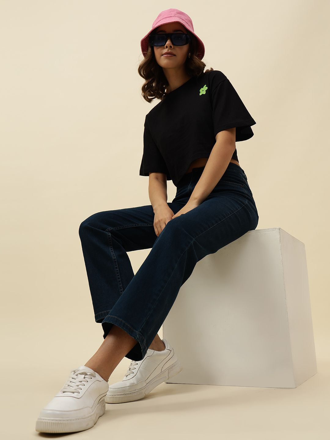 Dark Blue Straight Fit Stretchable Jean Beatnik