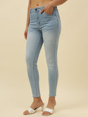 Sky Blue Slim Fit Stretchable Jean Beatnik