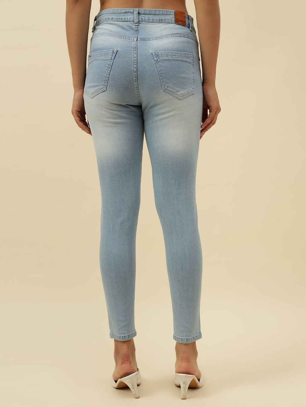 Sky Blue Slim Fit Stretchable Jean Beatnik