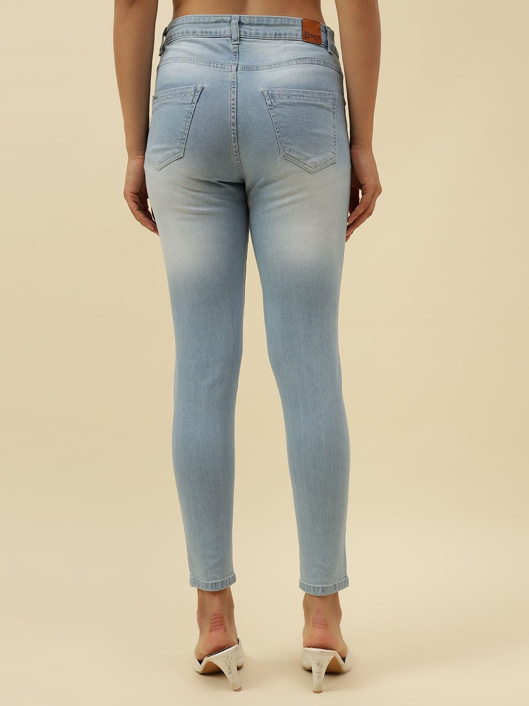 Sky Blue Slim Fit Stretchable Jean Beatnik