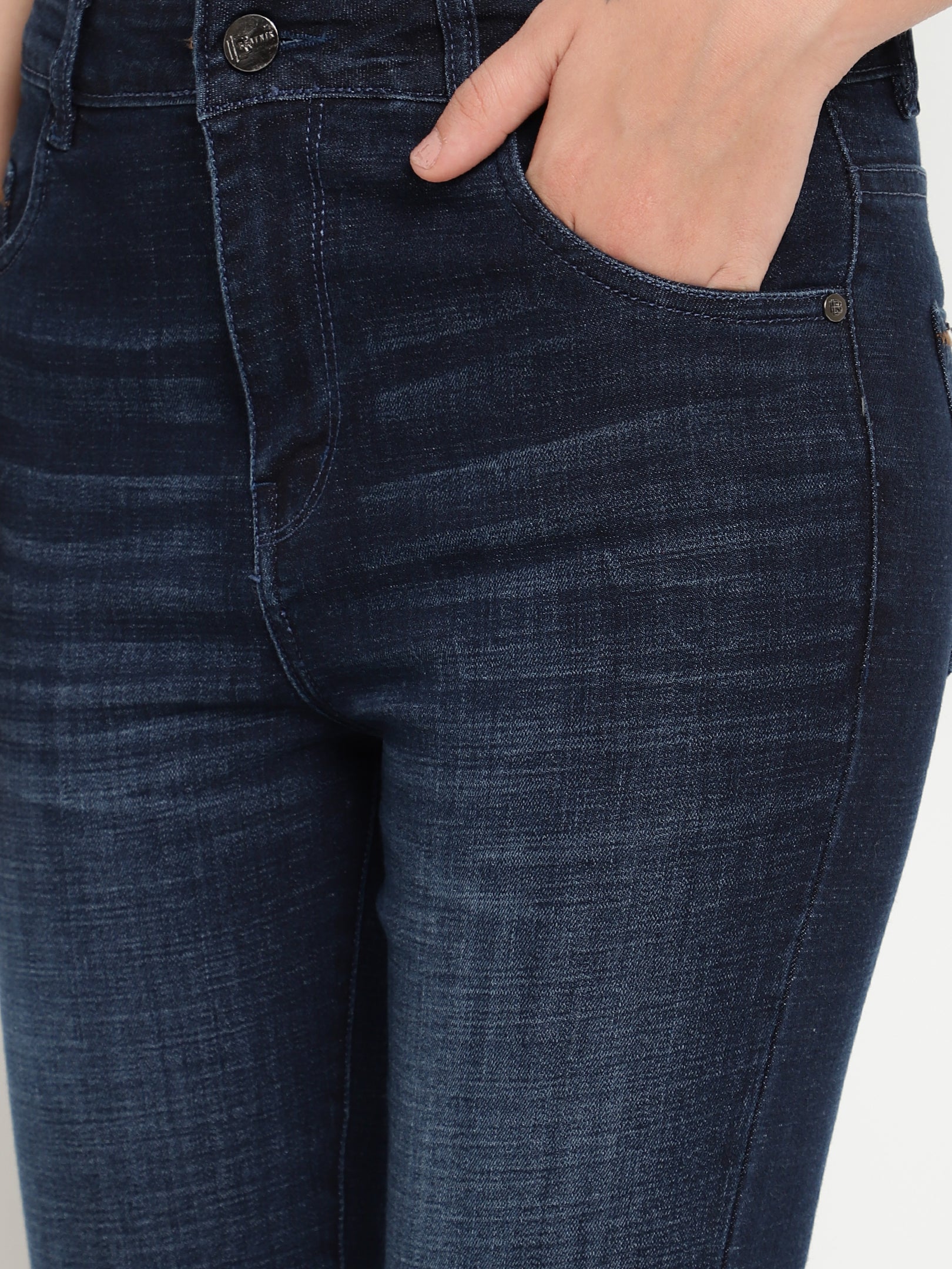 Beatnik Dark Blue Slim Fit Jeans Beatnik