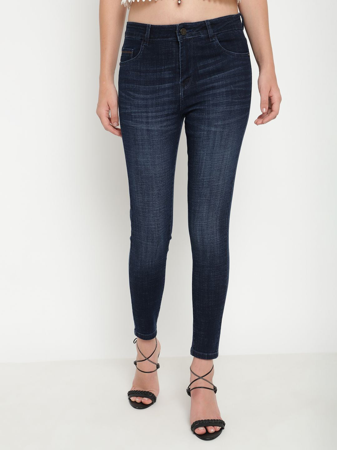 Beatnik Dark Blue Slim Fit Jeans Beatnik