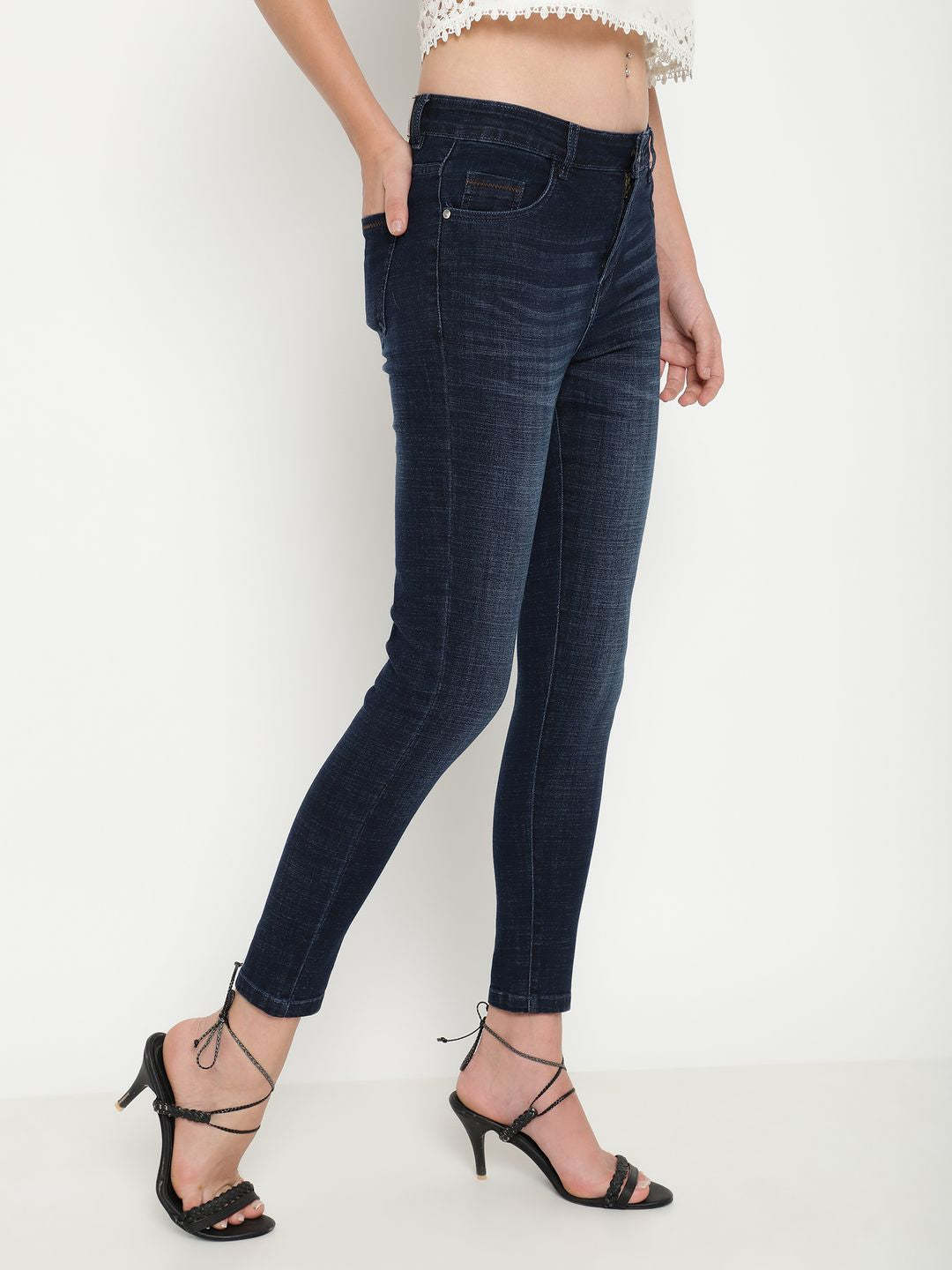 Beatnik Dark Blue Slim Fit Jeans Beatnik