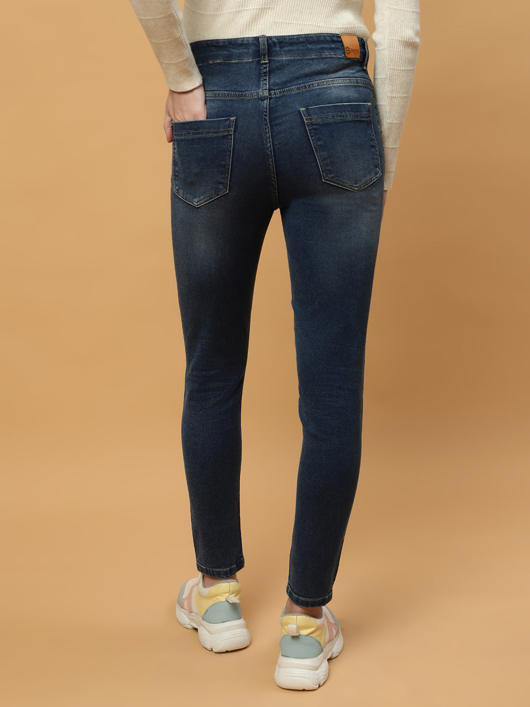 Beatnik Casual Wear Stretchable High-Rise Denim Jeans Beatnik India