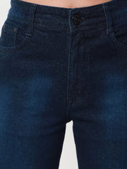 Beatnik Dark Blue Stretchable Slim Fit Womens Jeans Beatnik India