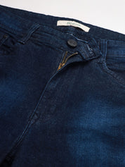 Beatnik Dark Blue Stretchable Slim Fit Womens Jeans Beatnik India
