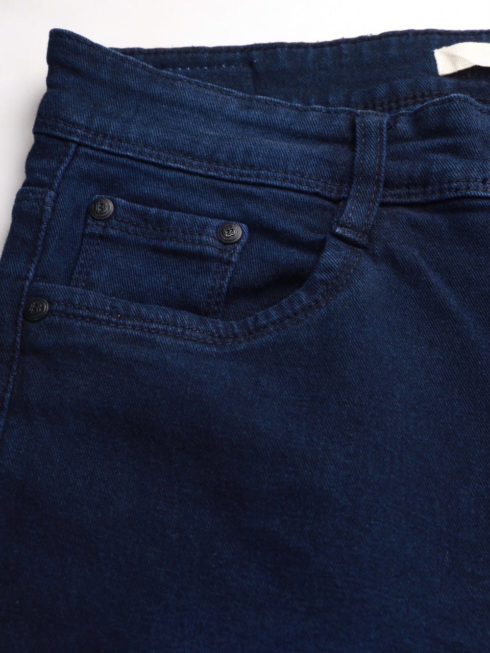 Beatnik Dark Blue Ankle Length Slim Fit Womens Jeans Beatnik India
