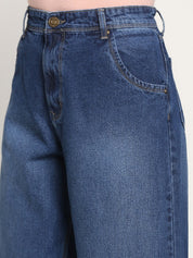 Beatnik Dark Blue Balloon Fit Womens Jeans Beatnik India