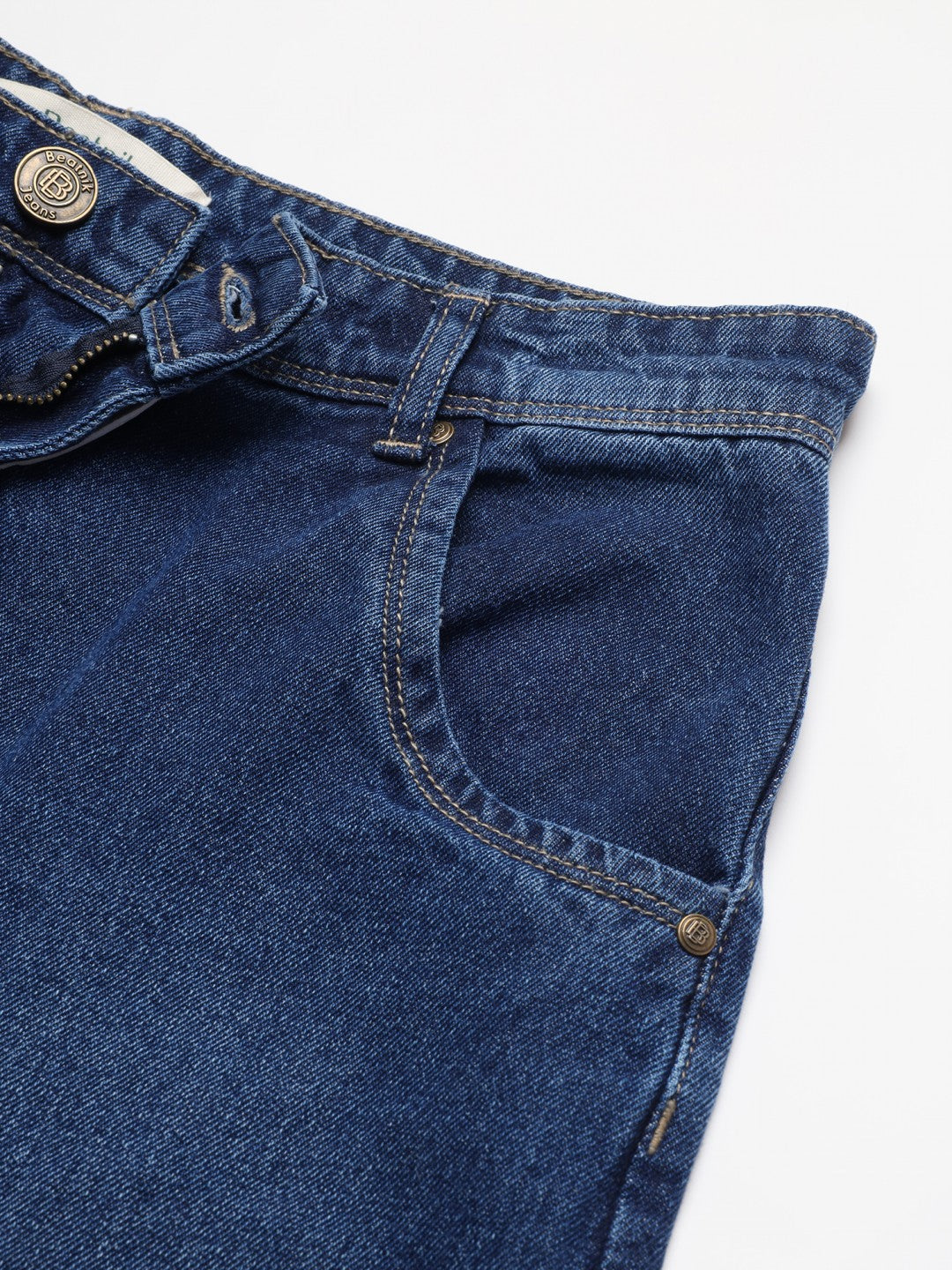 Beatnik Denim Blue Balloon Fit Womens Jeans Beatnik India