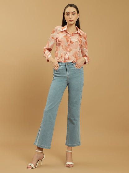 Beatnik Straight Fit Full Length Self Womens Jeans Beatnik India