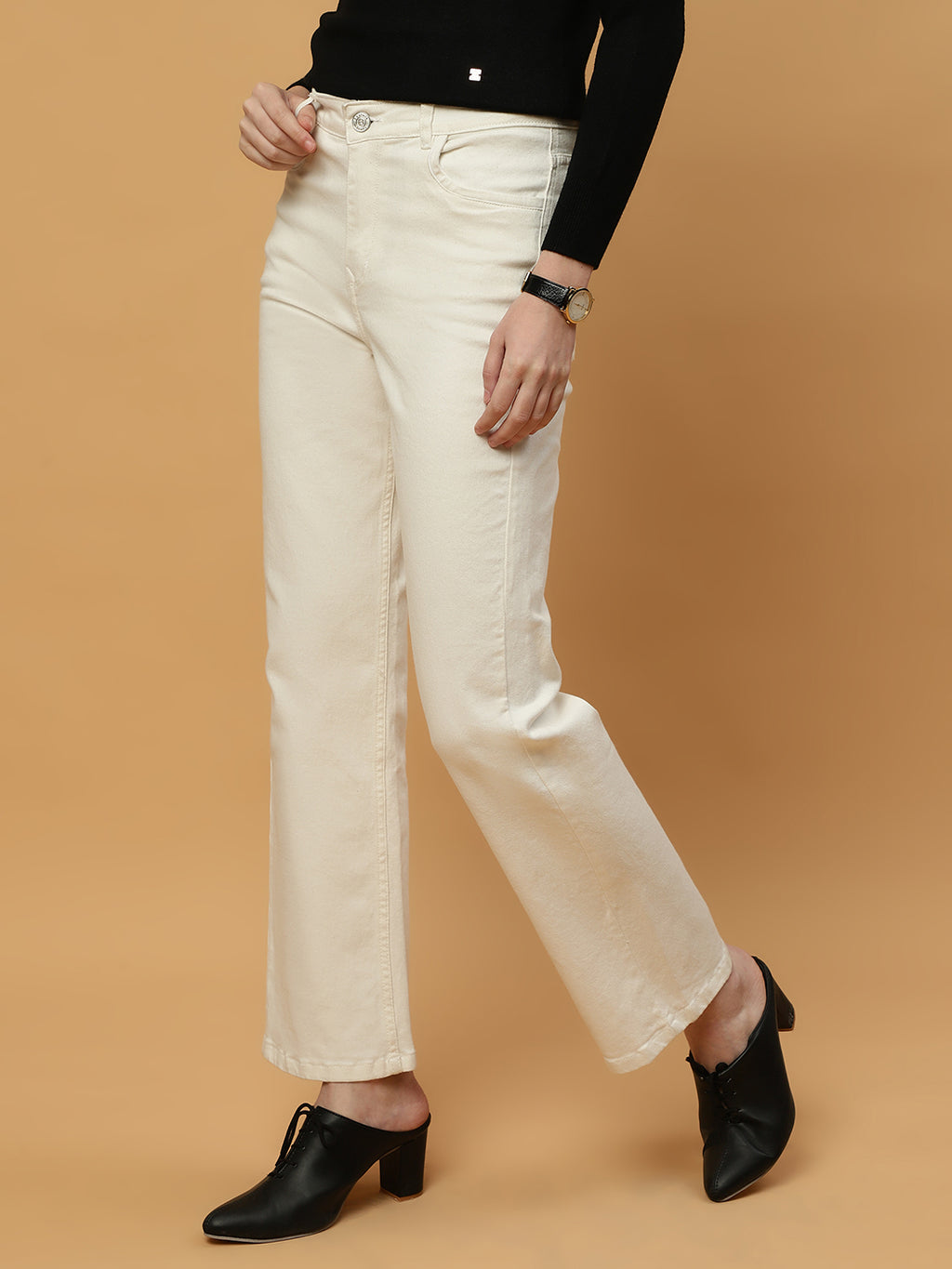 Beatnik Stretchable High-Rise Casual Wear Denim Jeans Beatnik India