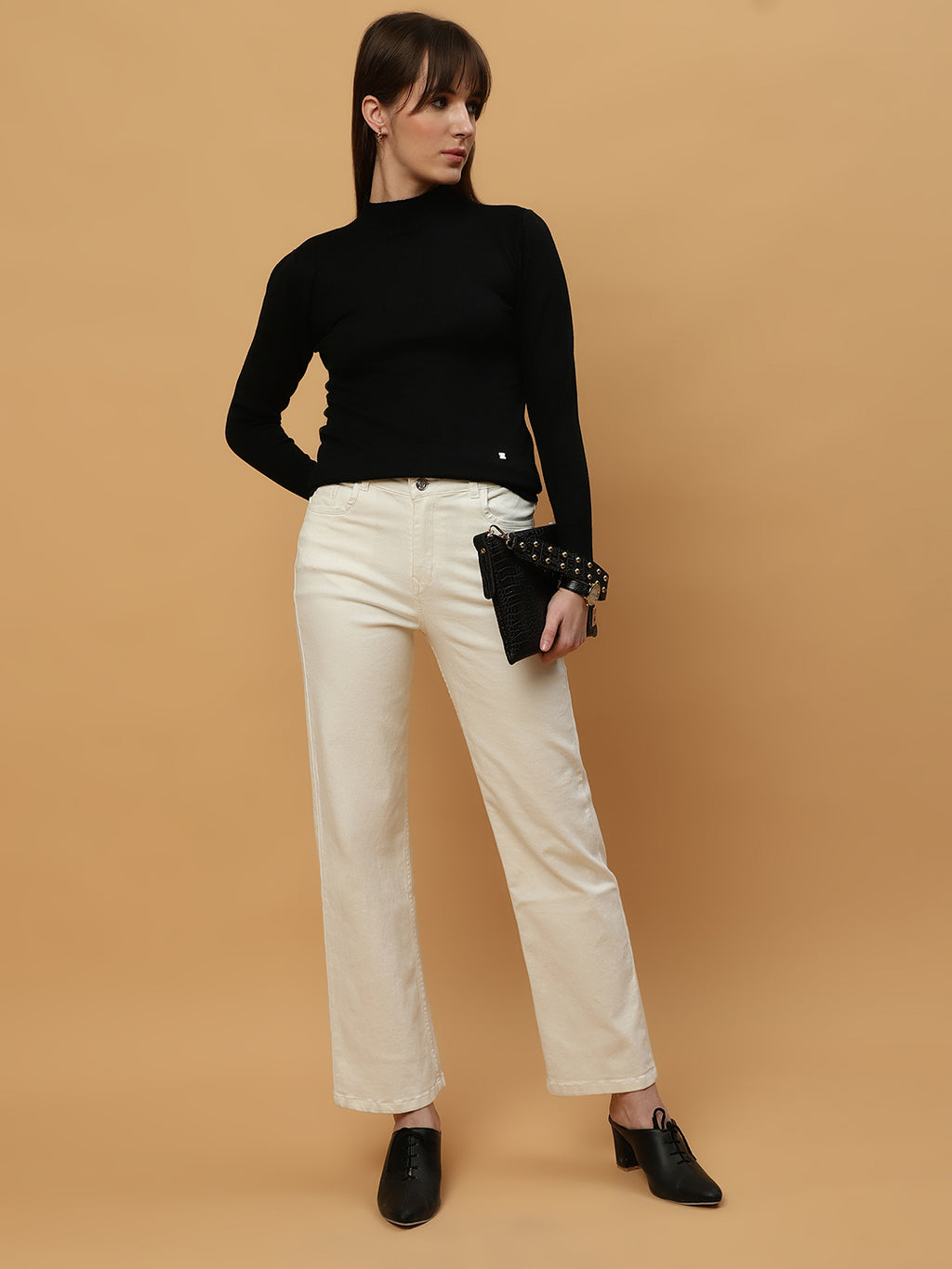 Beatnik Stretchable High-Rise Casual Wear Denim Jeans Beatnik India