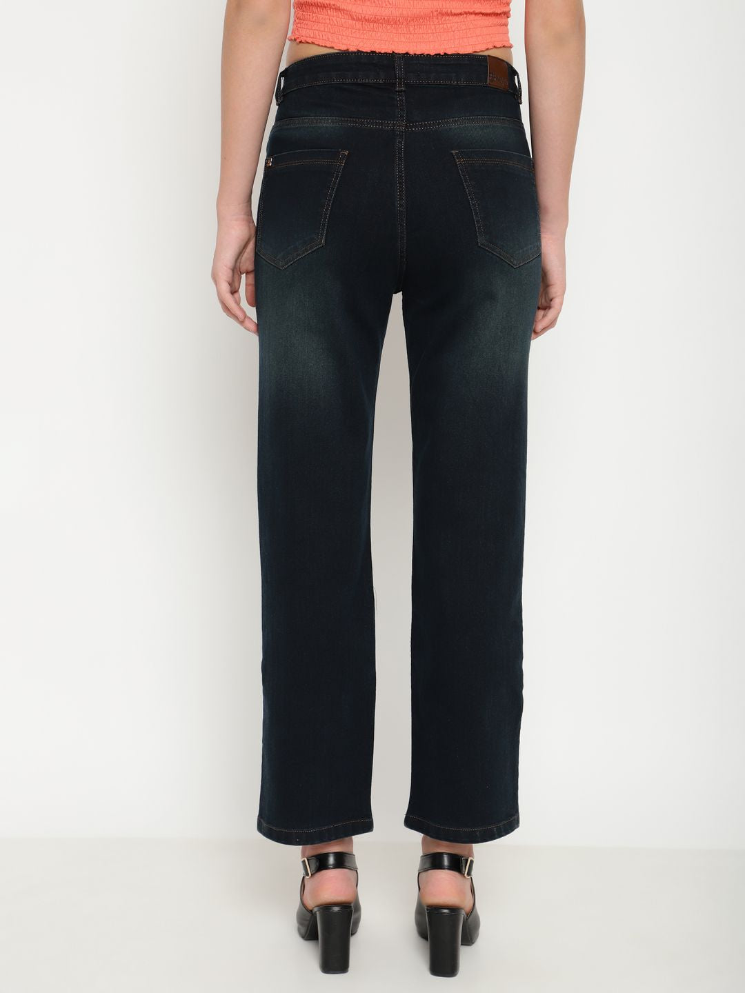 Beatnik Dark Blue Straight Fit Jeans Beatnik