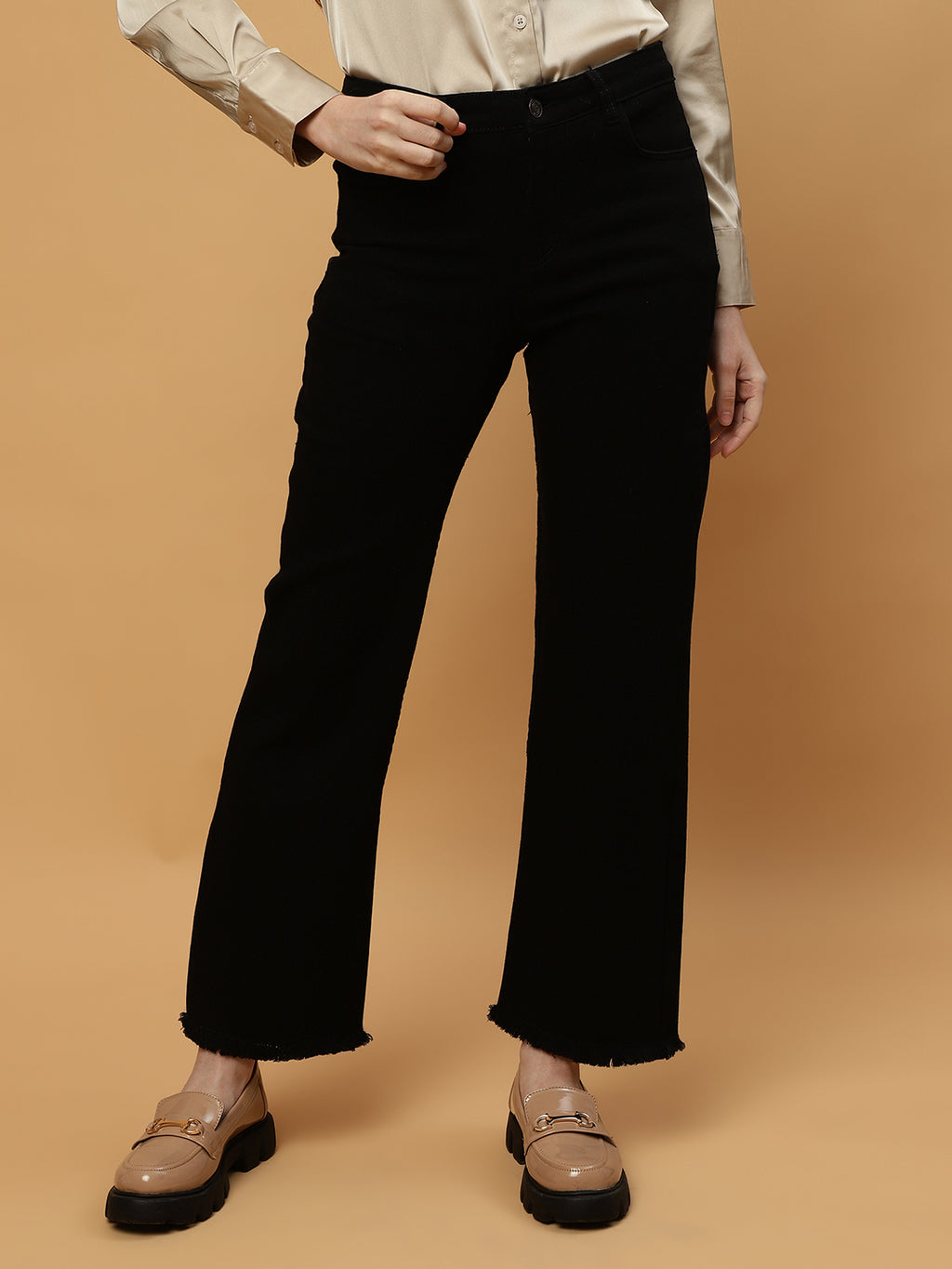 Beatnik Stretchable Casual Wear High-Rise Denim Jeans Beatnik India