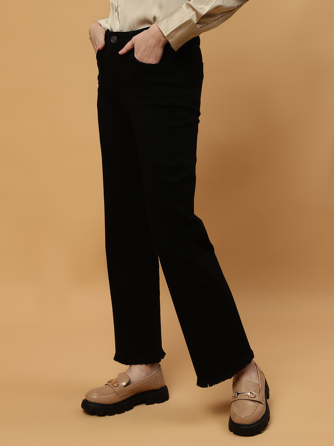 Beatnik Stretchable Casual Wear High-Rise Denim Jeans Beatnik India