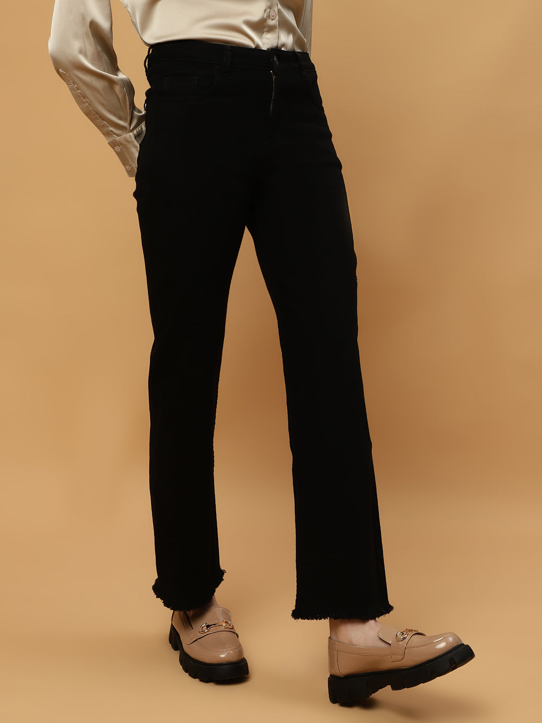 Beatnik Stretchable Casual Wear High-Rise Denim Jeans Beatnik India