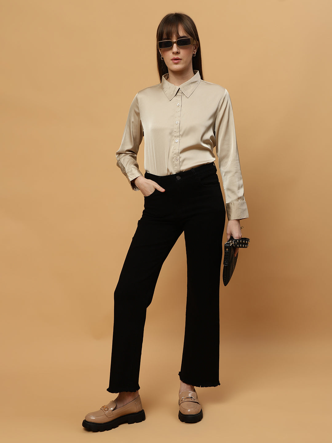 Beatnik Stretchable Casual Wear High-Rise Denim Jeans Beatnik India