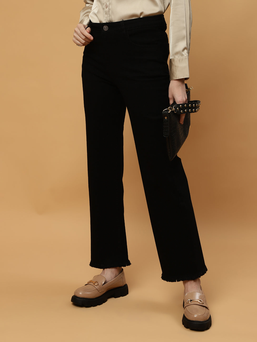 Beatnik Stretchable Casual Wear High-Rise Denim Jeans Beatnik India