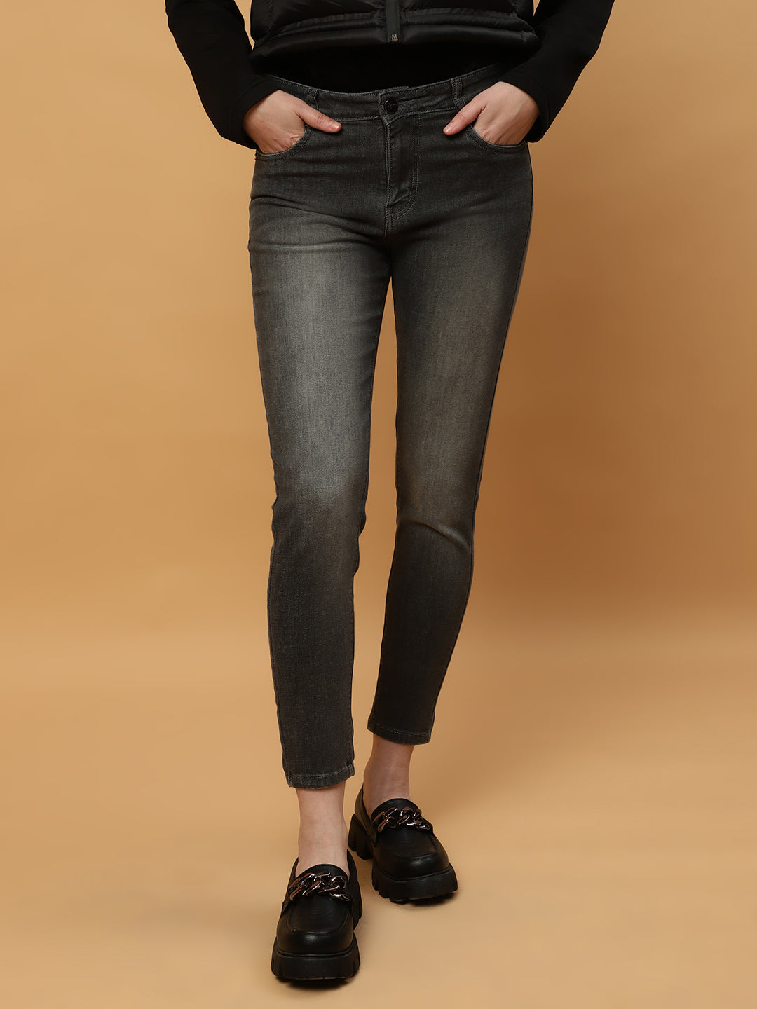 Beatnik Casual Wear High-Rise Stretchable Denim Jeans Beatnik India