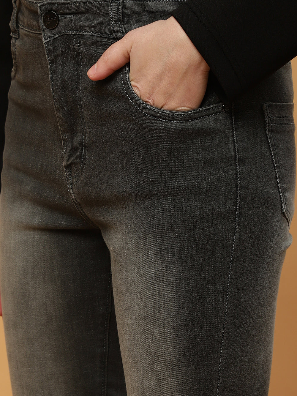 Beatnik Casual Wear High-Rise Stretchable Denim Jeans Beatnik India