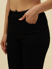 Slim Fit Black Womens Jeans Beatnik