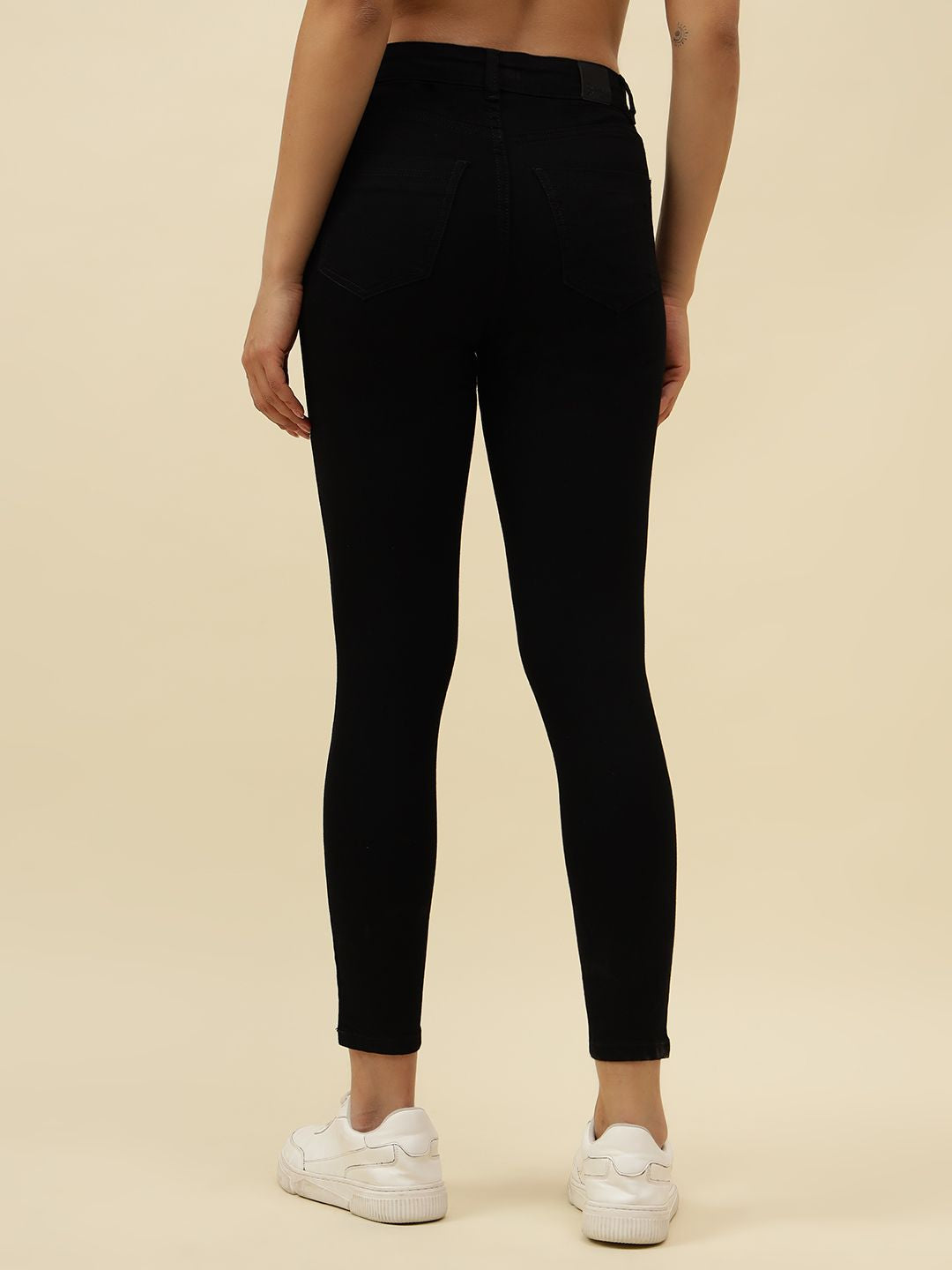 Slim Fit Black Womens Jeans Beatnik