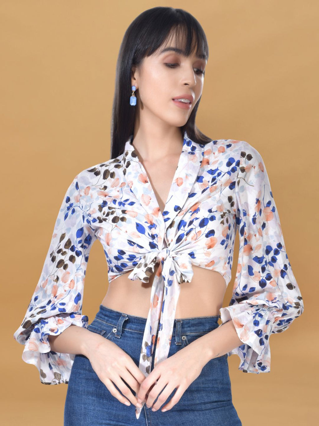 Beatnik White Butterfly Shrug Womens Shrugs Beatnik India