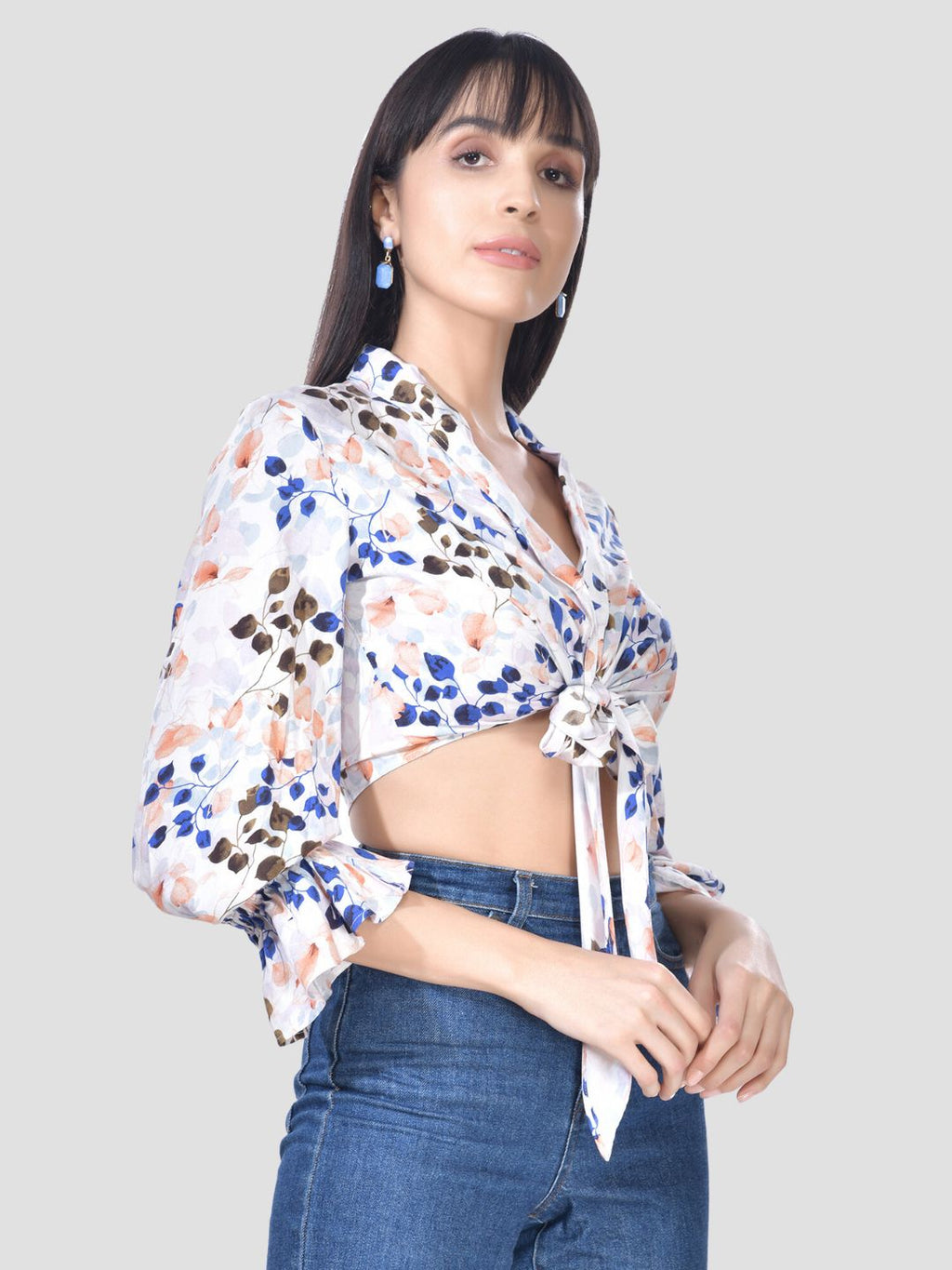 Beatnik White Butterfly Shrug Womens Shrugs Beatnik India