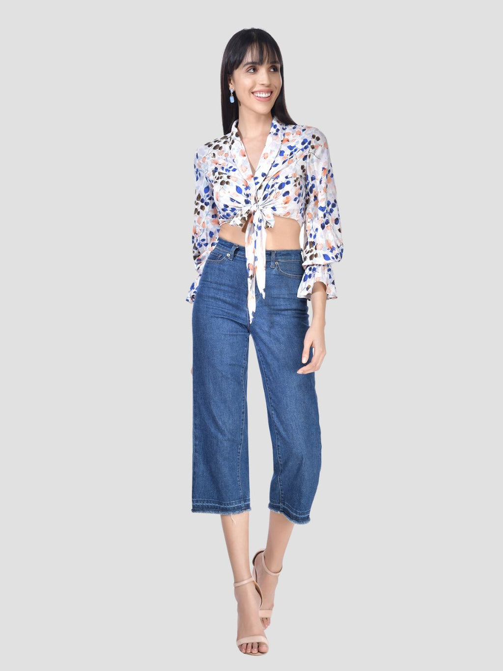 Beatnik White Butterfly Shrug Womens Shrugs Beatnik India