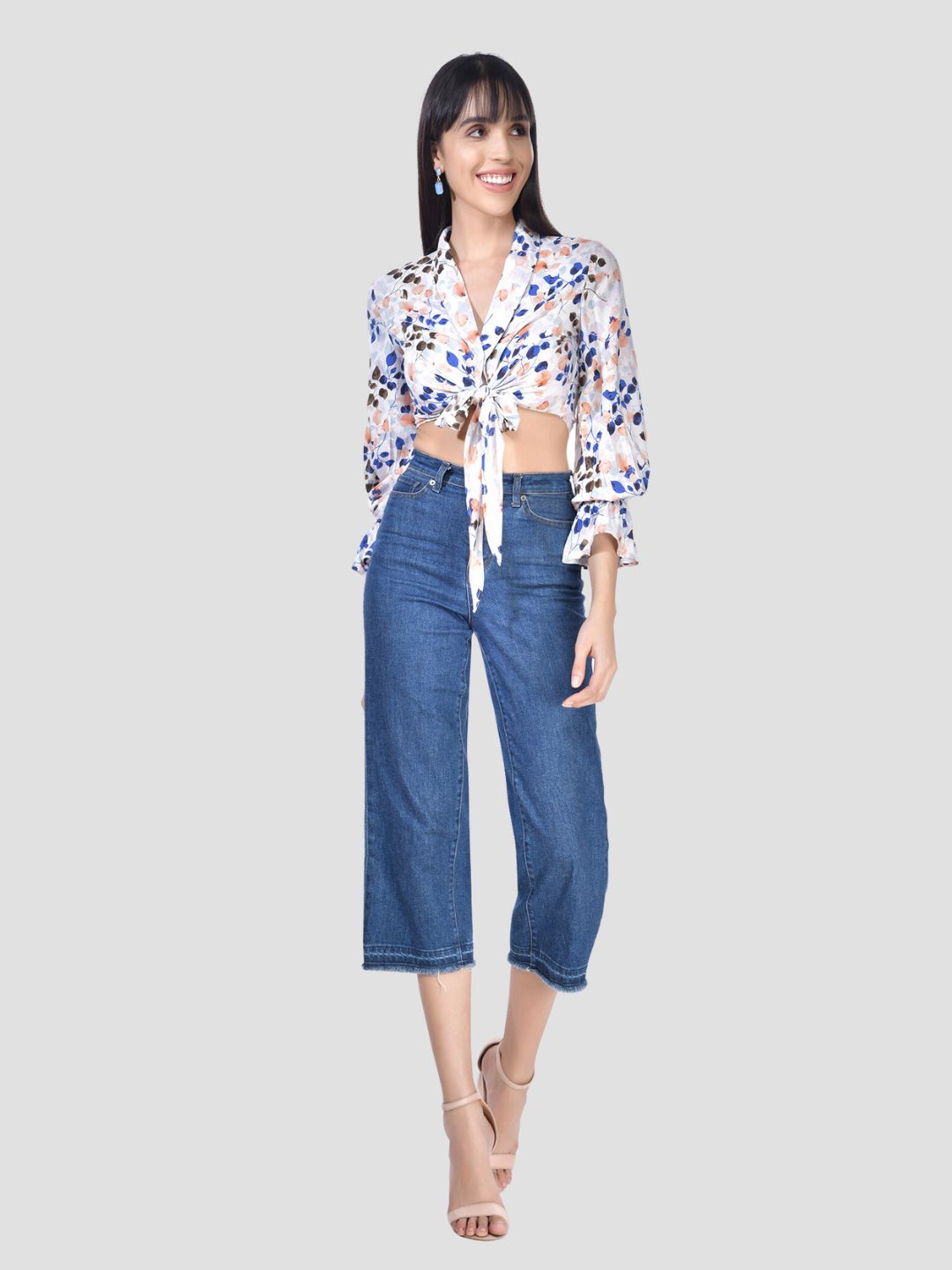 Beatnik White Butterfly Shrug Womens Shrugs Beatnik India