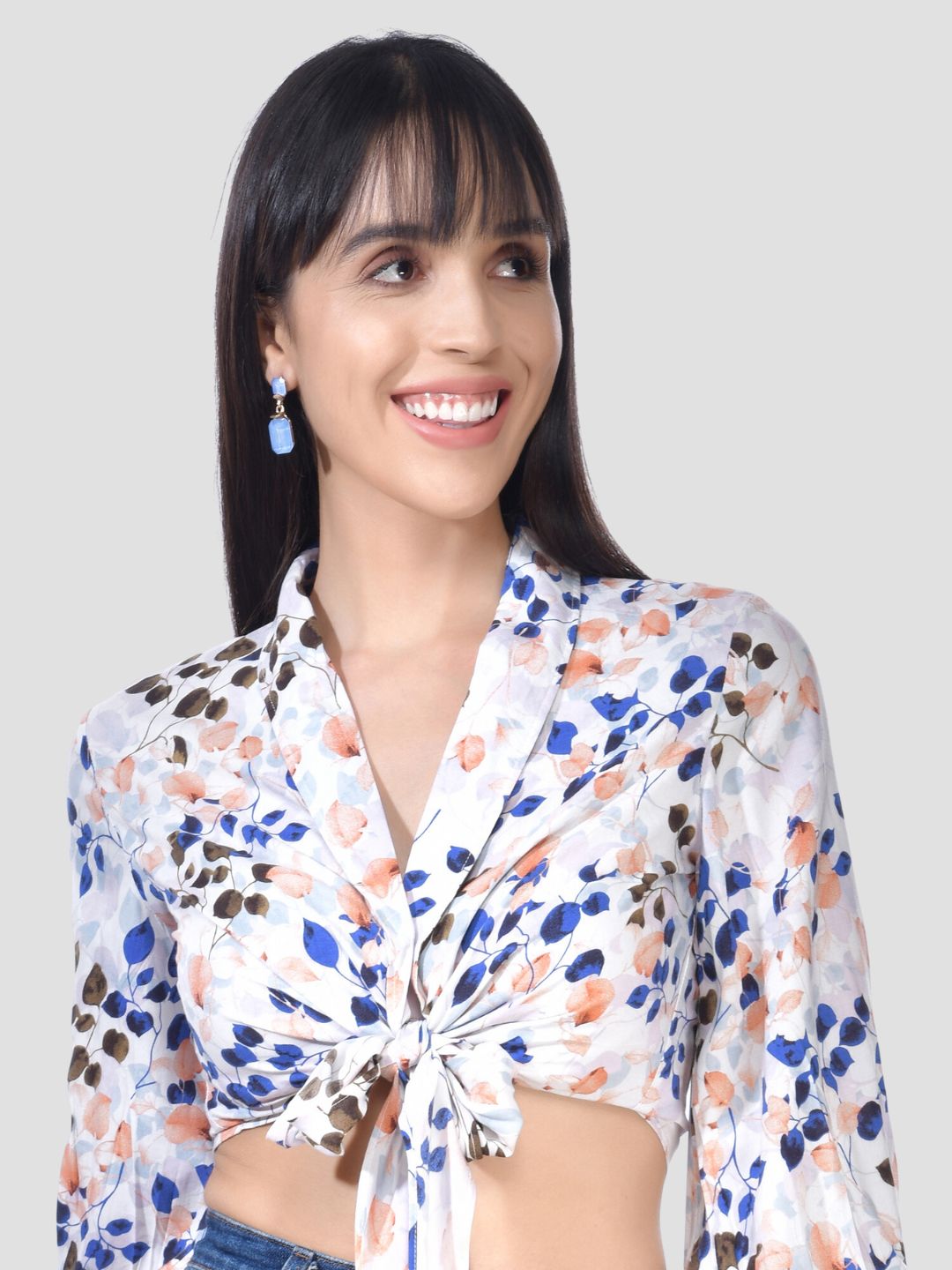 Beatnik White Butterfly Shrug Womens Shrugs Beatnik India