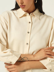 Beatnik Beige FormalL Shirt