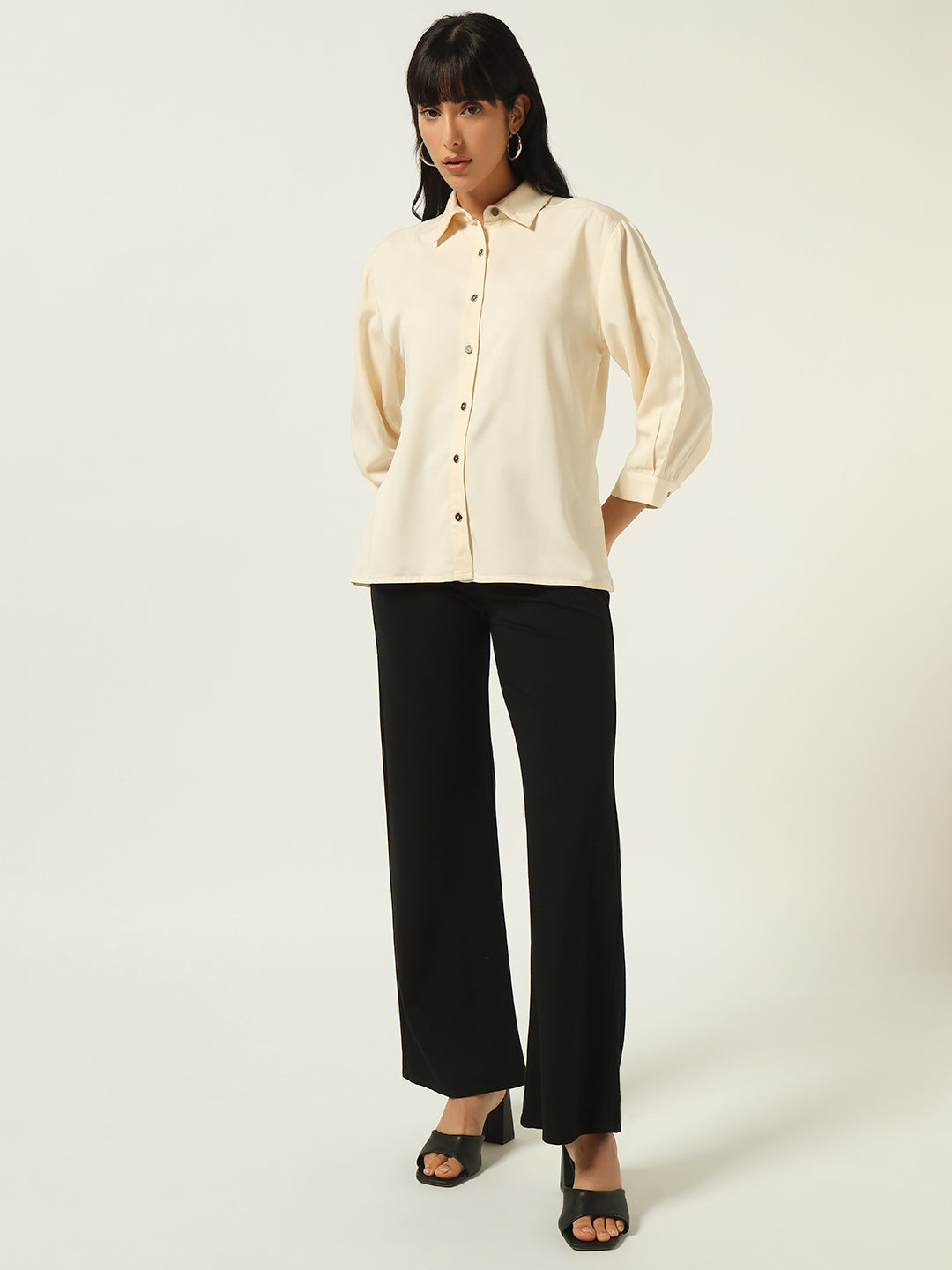 Beatnik Beige FormalL Shirt