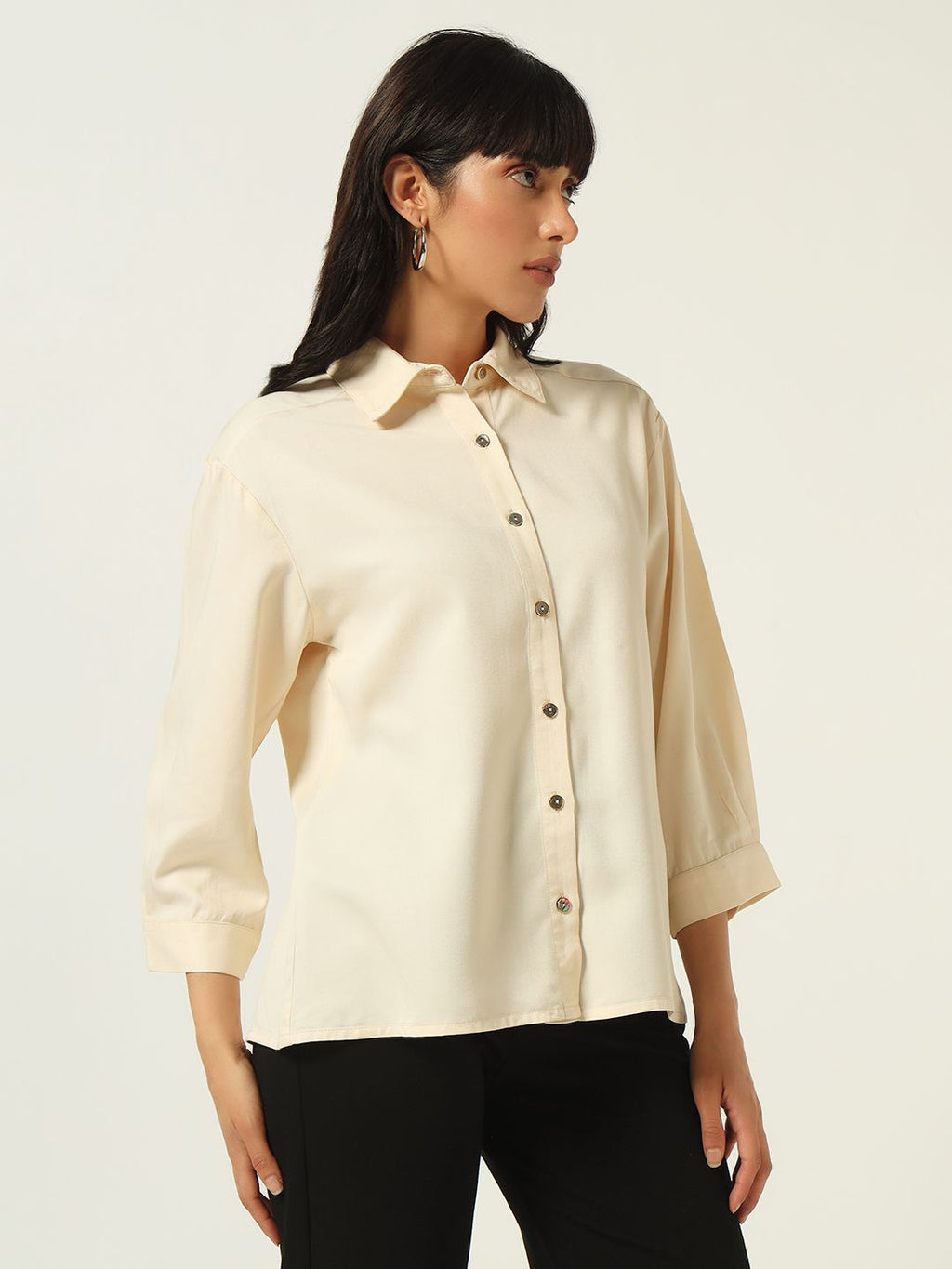 Beatnik Beige FormalL Shirt
