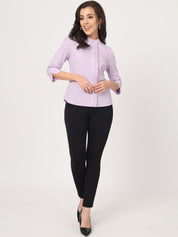 Beatnik Cotton Mandarin Collar Shirt Beatnik India