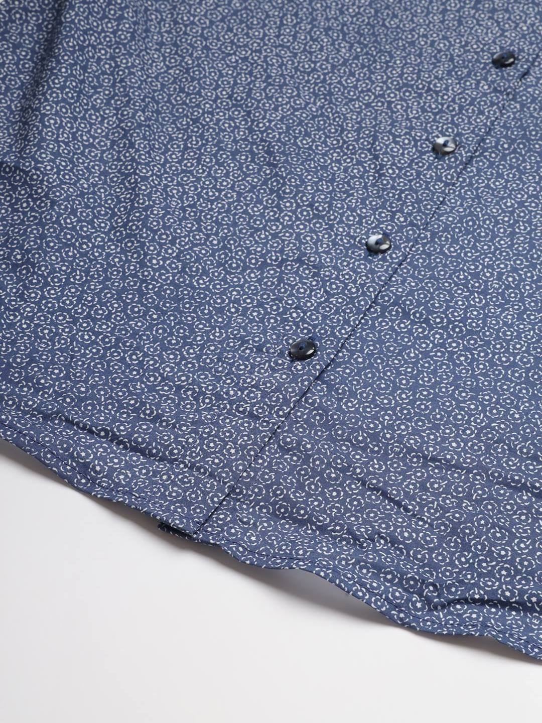 Beatnik Navy Blue Western  Womens Shirt Beatnik India
