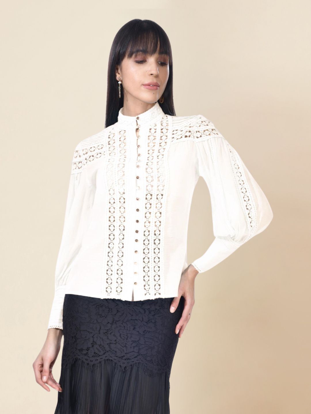 Beatnik Solid Casual Wear Full Sleeve Western Shirt Beatnik India